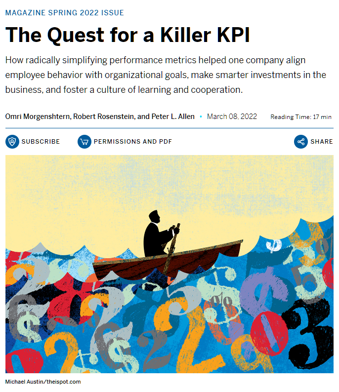 Quest for a Killer KPI